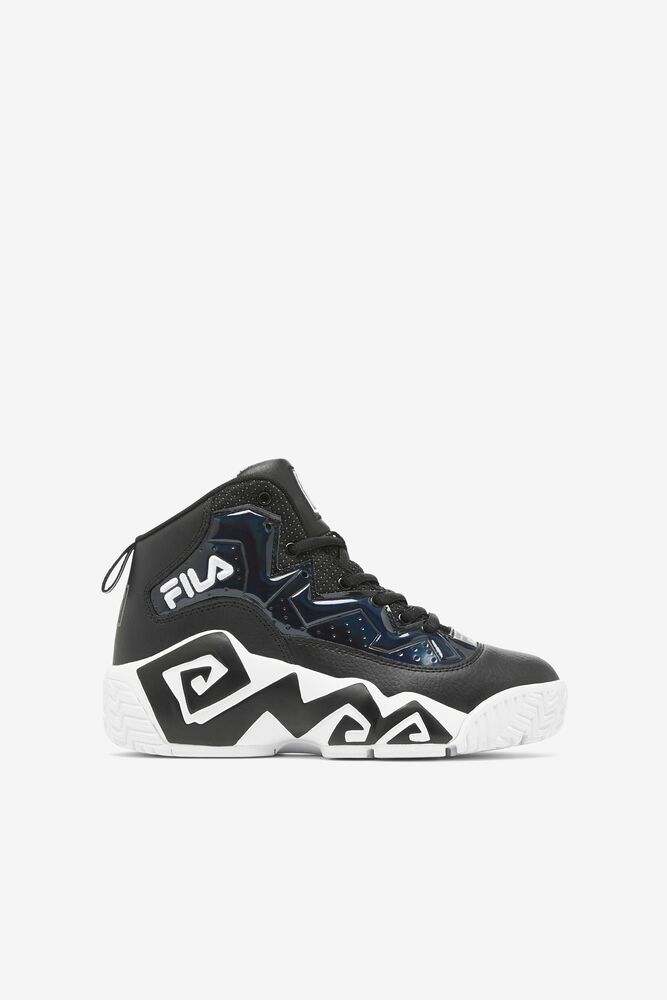 Fila Mb Night Walk Black/White Sneakers Kids - NZ 09562-IMQY